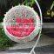 rattan hanging ball swing chair