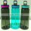 Easy carry sports bottle tritan bottle 650ml 700ml with ice stick and straw