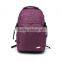 2015 New Product and Design Wholesale Purple Safety and Theftproof Backpack for Women