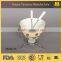 ceramic chocolate fondue pot and fondue fork stainless steel