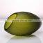 Promotion Decor Glass Oval Vase Green Cheap