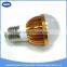 2016 New product warm white LED bulb with golden house