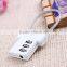 Children gift fashion lock 3 digital clothes cable lock