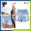 Europeamerican hot sell summer high waistline jeans shorts