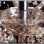 Nice Quality Industrial Design k9 Crystal Chandelier Lamp Popular in International MDS07