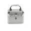 Cosmetic train case, factory direct sale cosmetic case and makeup box aluminium box, silver makeup case JH04