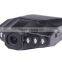 H198 car DVR with 2.5 TFT LCD SCREEN 6 LEDS for IR and night vision video format