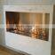 steel fireplace modern