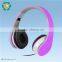 Colorful 3.5mm Silent Disco Headphone, on Ear Stereo Foldable Headphone