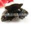 New Hair Bow Hairpin Clip Black Claw Barrette Acryl Rhinestone