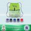 Lead-free 100% Recycled 210D polyester cinch bag with mesh pockets