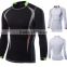 Men's Casual O-Neck Gym long sleeved fitness Training Moisture wicking quick-drying shirts