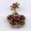 Genuine !! Turkish White CZ & Red Onyx 925 Sterling Silver Pendant With Brass, Silver Jewelry Wholeseller, Silver Jewelry 925