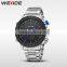 men quartz watch full stainless steel strap fashion wrist watch men's watch