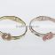 Hot selling Engravable expanding gold plated baby bangle bracelets