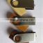 4gb wooden swilver usb flash disk, pen drive, Wooden spin USB drive