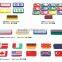 China Golden Supplier Colorful Flag Magnet With Motherland Love