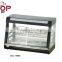 Curved glass electric food warmer for home