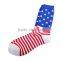 terry ankle american flag socks