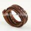 Female Real Leather Rope Bracelet Bangle