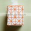 Embroidery orange tissue box cover
