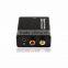 High performance optical coaxial digital audio converter with R/L audio