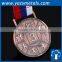 custom round metal stamping athletics medal