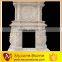 Marble Carved Double Frame Mantel Stone