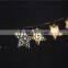 Indoor and Outdoor decorative Exquisite Golden Pentagram Star Christmas LED String Light