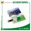 Colorful credit card style usb flash memory stick