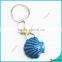 Zinc Alloy Metal Colorful Shell Key Chain