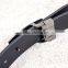 2015 new design plate custom buckle leather mens embossed belt
