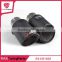 Carbon Fiber Coated Stainless Steel Universal Car Exhaust Pipe Tip Tailtip 76mm Akrapovic Car Exhaust Matte Black