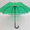deluxe wooden shaft bright color rain umbrella