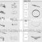 BJ-211B Banjo parts Banjo Hook and Lus