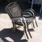 ZT-1093C modern aluminum outdoor round rattan chair