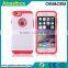 for iPhone 6 4.7 contrast color combo case, TPU+PC dual layer phone cover cases for iPhone 6 smart phone back shell