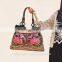 vintage canvas shoulder bag embroide ladies handbags vietnam wrinkle bags little girl handbags from China factory