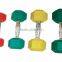 Wholesale Develop Strength Color Durable Rubber Dumbbell