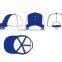 Men women unisex plain clear promotional custom baseball cap with logo