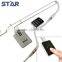 DC12V 5050smd 12W/m cold White waterproof Aluminum profile rigid led hard strip light with plastic cover