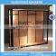 wall mount wood slatwall display shelf