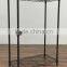 3 level Black Powder Coating Storage Shelf Cabinet