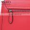 macrame genuine leather lady handbag tote bag high quality red