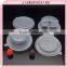 plastic round food container microwave 3 compartment container