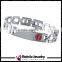 Medical Emergency Bracelet Surgical Stainless Stee Jewellery Unisex