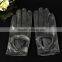 Breathable summer short ladies sheepskin leather driver glove
