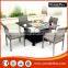 Square Propane Fire Pit Table