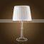 Modern Living Room Desk Lamp Metal Body With Fabric Lampshade Bedroom Table Lamp