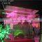Active fantasy create 3D animals, fiber optic RGB color chandelier hanging on ceiling
